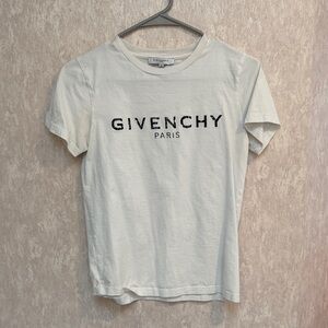 Givenchy Cream Short Sleeve Tee